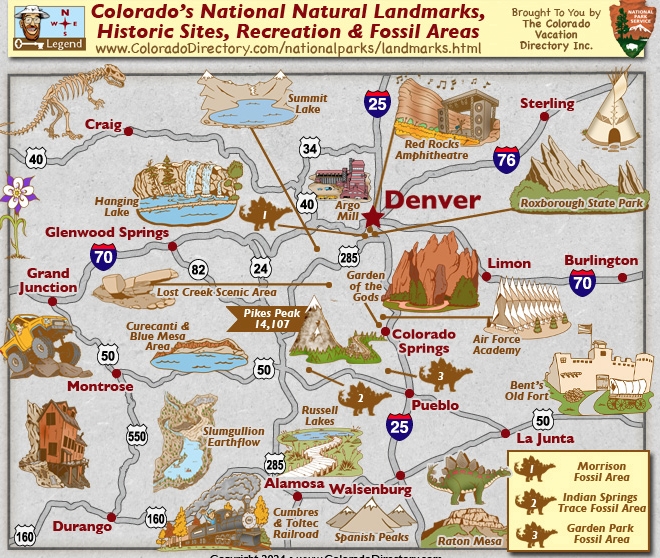 Scenic Spots and Historical Sites Worth Visiting in Colorado, USA