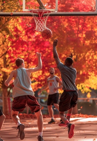 What Equipment and Precautions Do I Need to Bring When Playing Basketball Outdoors in Autumn?